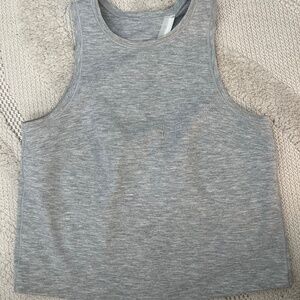 Lululemon Grey Scuba Shell Tank Size 4